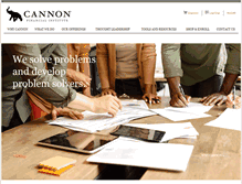 Tablet Screenshot of cannonfinancial.com